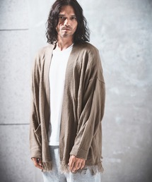 NOISESCAPE（ノイズスケープ）の「mcg3122- Fringes & button-less design cardigan カーディガン（カーディガン/ボレロ）」