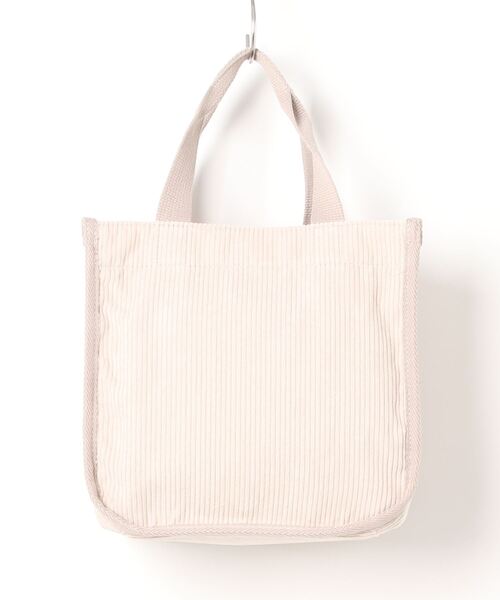 Champion（チャンピオン）の「Champion／チャンピオン　ブリオ　ミニトートバッグ　コーデュロイ　11344（トートバッグ・レディース・アイボリー/グレー/イエロー・FREE）」の4枚目の写真