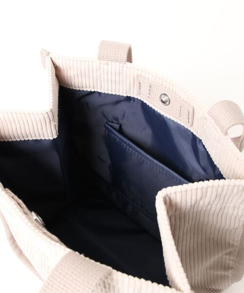 Champion（チャンピオン）の「Champion／チャンピオン　ブリオ　ミニトートバッグ　コーデュロイ　11344（トートバッグ・レディース・アイボリー/グレー/イエロー・FREE）」の6枚目の写真