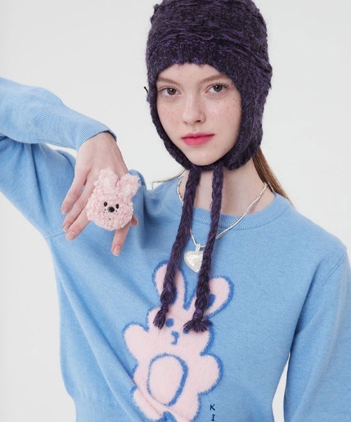 KIRSH（キルシー）の「KIRSH WITTY BUNNY GRIPTOK スマホグリップトック（スマホグッズ・レディース・ピンク・ONE SIZE）」の2枚目の写真