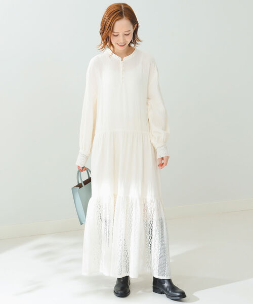 【Beams】レースワンピース BEAMS HEART（ビームス ハート）ヨークチュール レース
