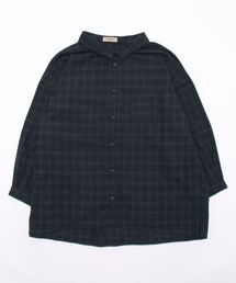 Samansa Mos2 | 【リサイクルヤーン】ネルチェック柄シャツ(シャツ/ブラウス)