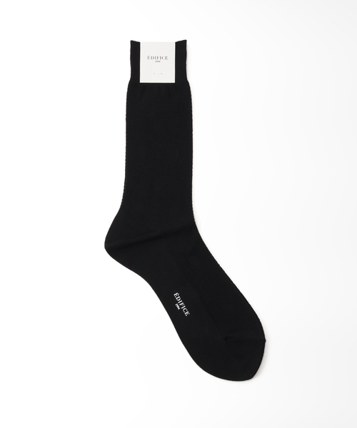 EDIFICE（エディフィス）の「ドットジャガード ソックス（ソックス/靴下・メンズ・チャコールグレー/ブラック/ブラウン系その他・FREE）」の2枚目の写真