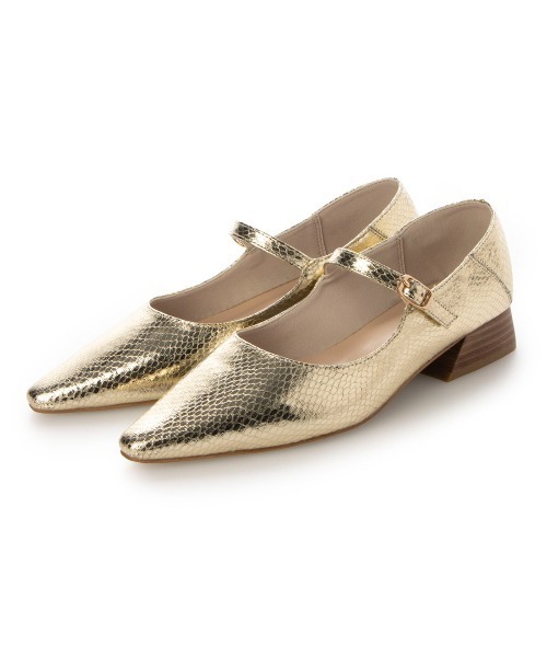 EVOL（イーボル）の「柔らかく足に馴染む【EVOL】メリージェーンローヒールパンプス IU5051（パンプス・レディース・ブラック/ブラック系その他/アイボリー/ベージュ/ブロンズ/レオパード/ゴールド/シルバー・22.5cm/23.0cm/23.5cm/24.0cm/24.5cm/25.0cm/22.0cm）」の6枚目の写真