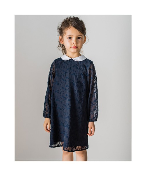 タルティーヌエショコラワンピース 130cm ネイビー Tartine et