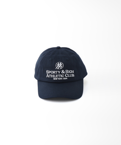 JOURNAL STANDARD（ジャーナルスタンダード）の「【Sporty & Rich /スポーティアンドリッチ】ATHLETIC CLUB HAT：キャップ（キャップ・レディース・ネイビー・FREE）」の4枚目の写真