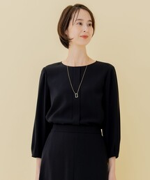 自由区（ジユウク）の「【洗える】ダブルフェイススーティング プルオーバーブラウス（シャツ/ブラウス・レディース）」