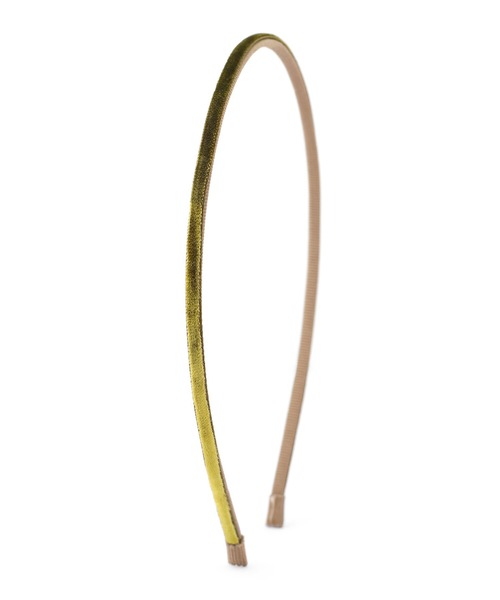 ANEMONE（アネモネ）の「ベロアスリムカチューシャ（カチューシャ・レディース・ワイン/ブラック/カーキ/ベージュ・FREE）」の10枚目の写真