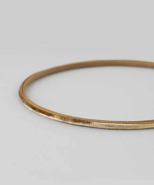 ANEMONE（アネモネ）の「ベロアスリムカチューシャ（カチューシャ・レディース・ワイン/ブラック/カーキ/ベージュ・FREE）」の6枚目の写真