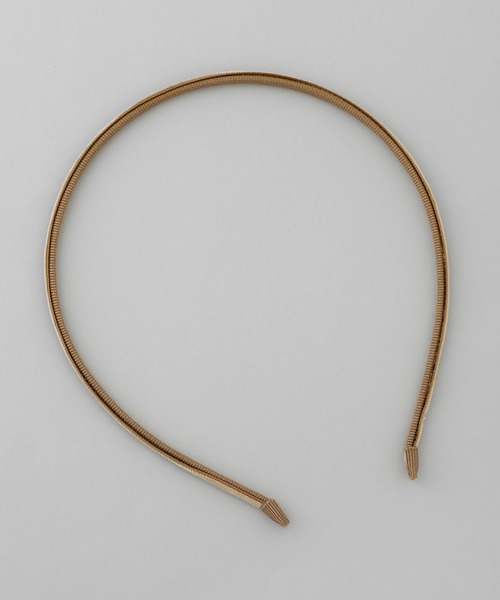 ANEMONE（アネモネ）の「ベロアスリムカチューシャ（カチューシャ・レディース・ワイン/ブラック/カーキ/ベージュ・FREE）」の9枚目の写真