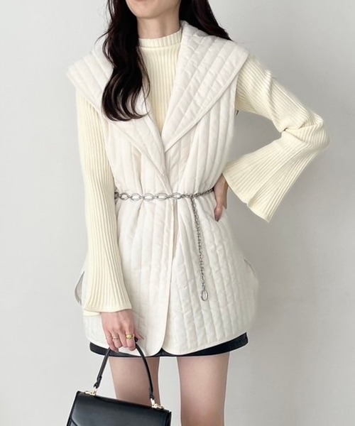 Heather（ヘザー）の「キルティングベスト 183736（ベスト）」 - WEAR