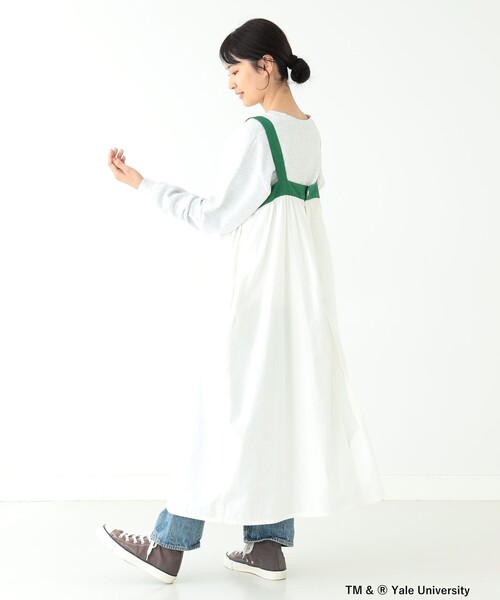 BEAMS BOY（ビームスボーイ）の「BEAMS BOY / バックトゥフロント テープ キャミ ワンピース（ワンピース・レディース・ブラック/ホワイト系その他7・ONE SIZE）」の11枚目の写真