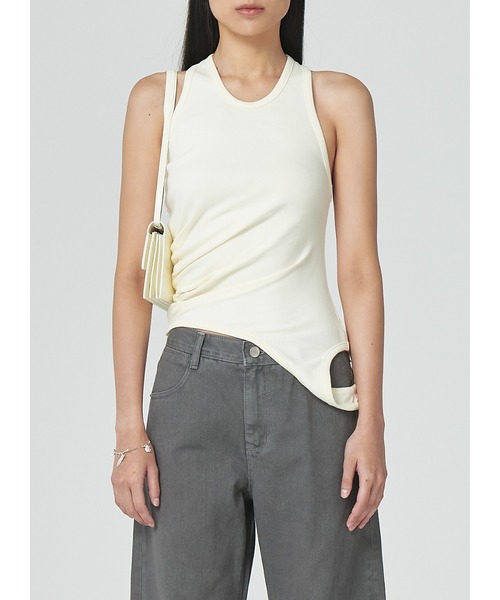 LOW CLASSIC(ロウ クラシック)の「HOLE POINT TOP(Tシャツ/カットソー・レディース・クリーム・S/M)」の5枚目の写真