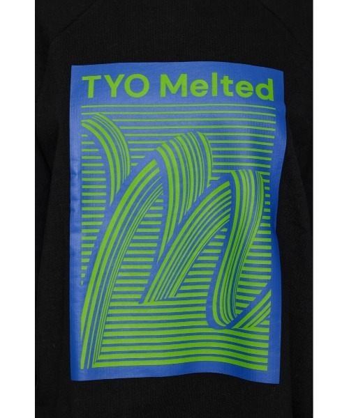 SLY（スライ）の「RAGLAN SLEEVE LOGO SW ラグランスリーブ ロゴ スウェット（スウェット・レディース・ブルー/ブラック/アイボリー・FREE）」の16枚目の写真