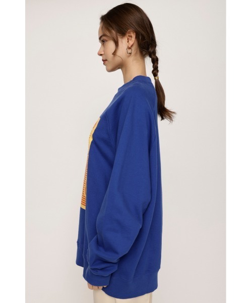 SLY（スライ）の「RAGLAN SLEEVE LOGO SW ラグランスリーブ ロゴ スウェット（スウェット・レディース・ブルー/ブラック/アイボリー・FREE）」の20枚目の写真