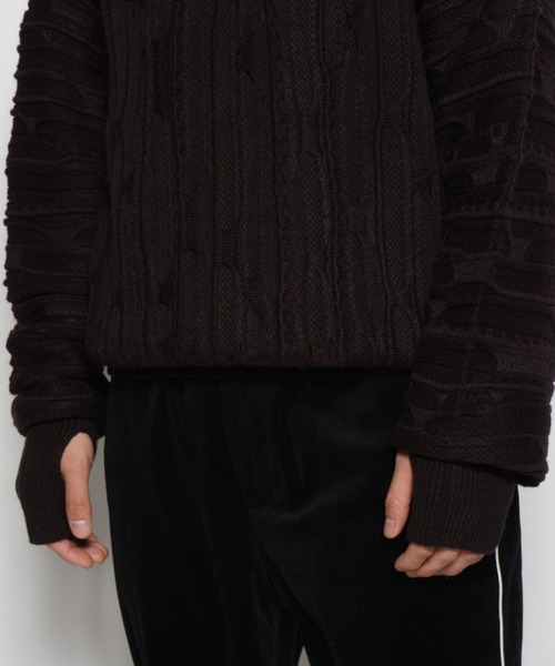 トップス superNova. 21aw  3D knit superNova.】 3D knit