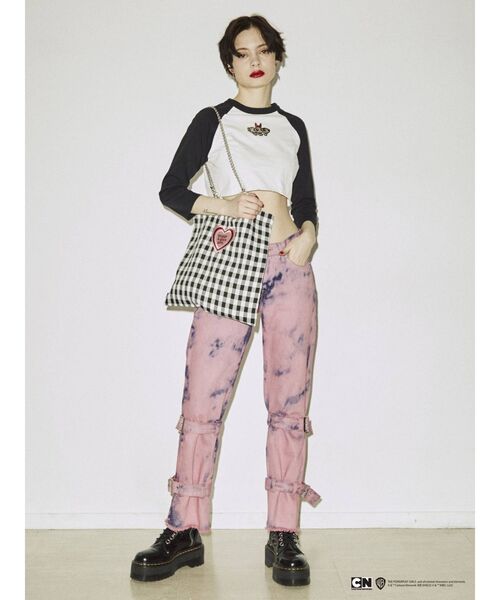 jouetie(ジュエティ)の「ThePowerpuffGirlsトートBAG【コラボ】(トートバッグ・レディース・オフホワイト/ピンク/ブルー・FREE)」の12枚目の写真