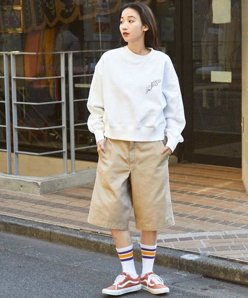 CONVERSE(コンバース)の「【CONVERSE/コンバース】ソリマチアキラ イラストグラフィック裏毛オーバーサイズスウェット(Tシャツ/カットソー・レディース・ホワイト系1/ホワイト系2/ブラック系1/ブラック系2・M/L)」の15枚目の写真