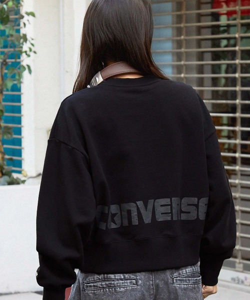 CONVERSE(コンバース)の「【CONVERSE/コンバース】ソリマチアキラ イラストグラフィック裏毛オーバーサイズスウェット(Tシャツ/カットソー・レディース・ホワイト系1/ホワイト系2/ブラック系1/ブラック系2・M/L)」の21枚目の写真
