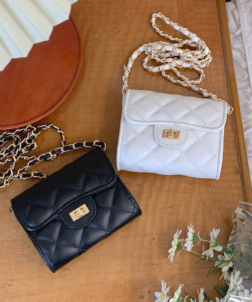 cream creme(クリームクレーム)の「チェーンウォレットバッグ(トートバッグ・レディース・ブラック/ホワイト・FREE)」の8枚目の写真