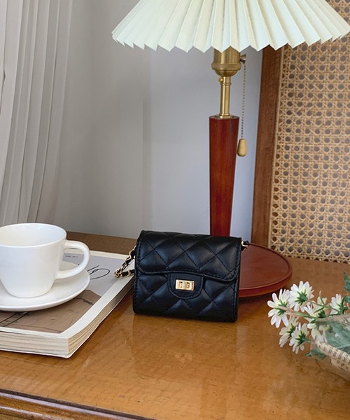 cream creme(クリームクレーム)の「チェーンウォレットバッグ(トートバッグ・レディース・ブラック/ホワイト・FREE)」の7枚目の写真