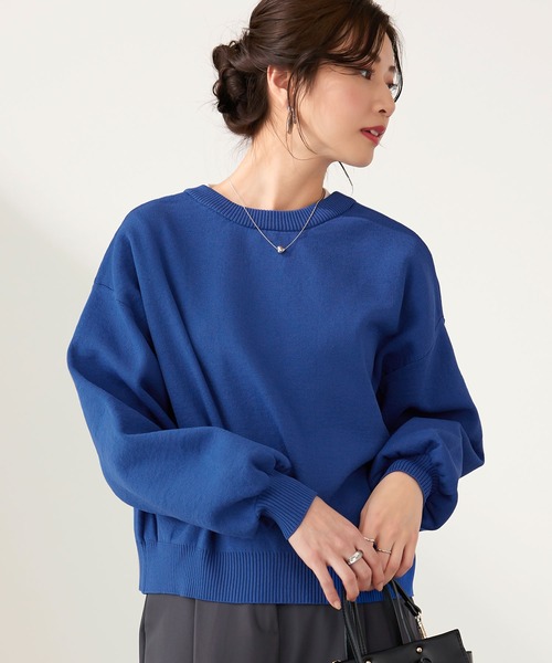 CHAN ME(チャンミ)の「スポンディッシュカーディガン(カーディガン/ボレロ・レディース・ブルー/アイボリー/ブラック/ホワイト×ブラック・LARGE/MEDIUM/X-LARGE)」の14枚目の写真