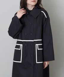 A de a.v.v | バイカラーパイピングダブルボタントレンチコート(トレンチコート)