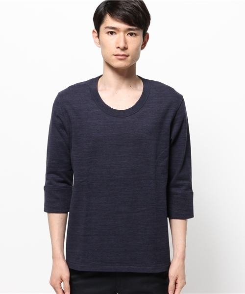 OUTLET（アウトレット）の「【BLOOM&BRANCH】GARMENTRUNECK（Tシャツ/カットソー・メンズ・ブラック/ネイビー・3/2）」の3枚目の写真