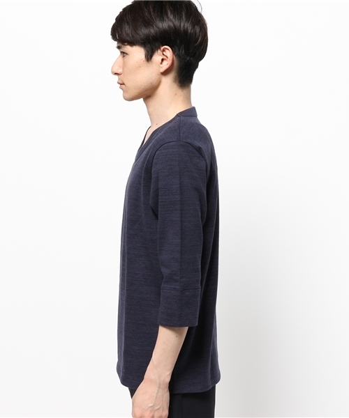 OUTLET（アウトレット）の「【BLOOM&BRANCH】GARMENTRUNECK（Tシャツ/カットソー・メンズ・ブラック/ネイビー・3/2）」の4枚目の写真
