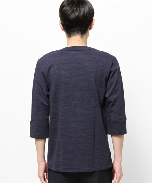 OUTLET（アウトレット）の「【BLOOM&BRANCH】GARMENTRUNECK（Tシャツ/カットソー・メンズ・ブラック/ネイビー・3/2）」の5枚目の写真