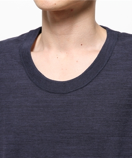 OUTLET（アウトレット）の「【BLOOM&BRANCH】GARMENTRUNECK（Tシャツ/カットソー・メンズ・ブラック/ネイビー・3/2）」の6枚目の写真
