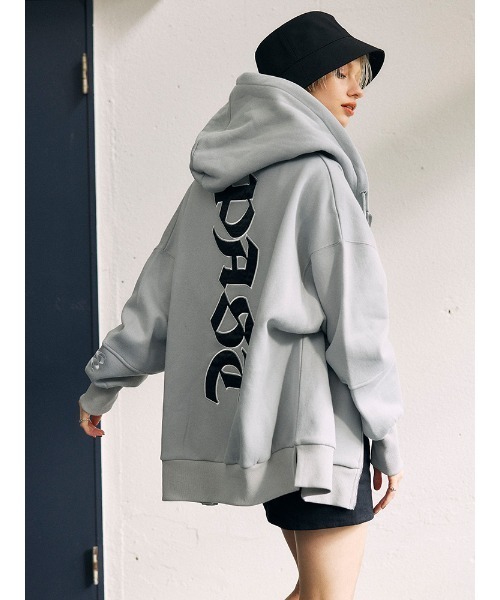 ENVYM（アンビー）の「ＰＡＳＴ ＰＫ（パーカー・レディース・パープル/ホワイト/グレー/ブラック・FREE）」の20枚目の写真