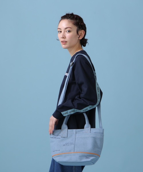 AVIREX（アヴィレックス）の「SCRIBBING MINI TOTE BAG/ スクリブリング ミニトートバッグ（トートバッグ・レディース・アイボリー/その他6/その他35/オリーブ系・F）」の17枚目の写真