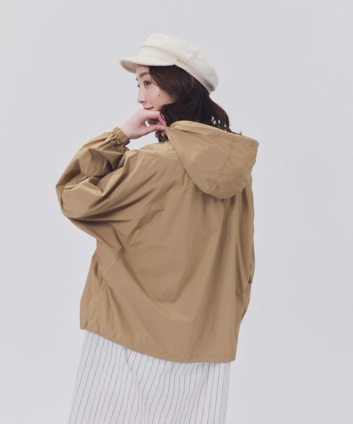 CAMP7（キャンプセブン）の「【CAMP7】ドルマンパーカー / UVカット（パーカー・レディース・ブラック/オレンジ/ベージュ・M-L）」の14枚目の写真