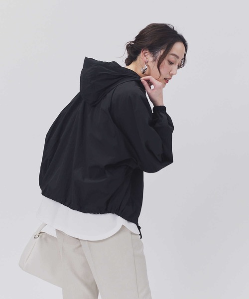 CAMP7（キャンプセブン）の「【CAMP7】ドルマンパーカー / UVカット（パーカー・レディース・ブラック/オレンジ/ベージュ・M-L）」の6枚目の写真