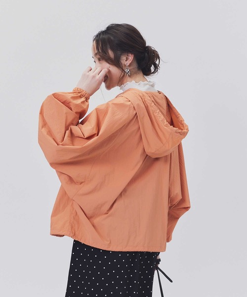 CAMP7（キャンプセブン）の「【CAMP7】ドルマンパーカー / UVカット（パーカー・レディース・ブラック/オレンジ/ベージュ・M-L）」の7枚目の写真