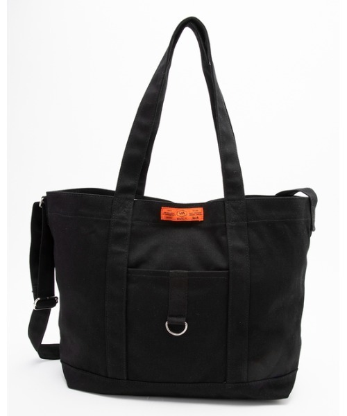 RVCA(ルーカ)の「RVCA メンズ CHAINMAIL LARGE CANVAS BAG バッグ【2023年春夏モデル】/ルーカキャンバストート(トートバッグ・メンズ・ブラック/ホワイト・FREE)」の11枚目の写真