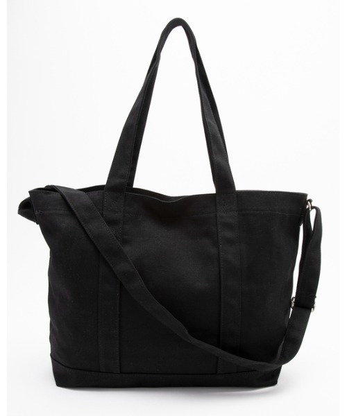 RVCA(ルーカ)の「RVCA メンズ CHAINMAIL LARGE CANVAS BAG バッグ【2023年春夏モデル】/ルーカキャンバストート(トートバッグ・メンズ・ブラック/ホワイト・FREE)」の4枚目の写真