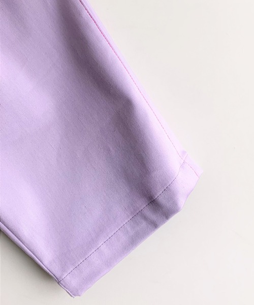 Q（キュー）の「コットンサテンイージーパンツ（その他パンツ・レディース・ラベンダー/ターコイズブルー/ブラック・MEDIUM）」の11枚目の写真