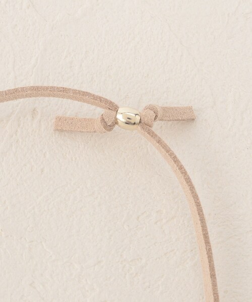 SHOO・LA・RUE(シューラルー)の「◆シェル月の輪ネックレス(ネックレス・レディース・ブルー/オフホワイト/グレー/キャメル/サンドベージュ・00)」の8枚目の写真