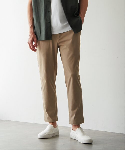 ikka（イッカ）の「【接触冷感】GOKU楽パンツ EASYSTRETCH 冷感アンクル（その他パンツ・メンズ・ベージュ/オリーブ/グリーン系その他/ネイビー/ブラック/チャコール・S/M/L/XL）」の7枚目の写真