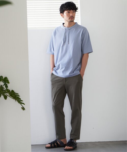 ikka（イッカ）の「【接触冷感】GOKU楽パンツ EASYSTRETCH 冷感アンクル（その他パンツ・メンズ・ベージュ/オリーブ/グリーン系その他/ネイビー/ブラック/チャコール・S/M/L/XL）」の9枚目の写真