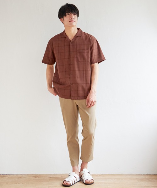 ikka（イッカ）の「【接触冷感】GOKU楽パンツ EASYSTRETCH 冷感アンクル（その他パンツ・メンズ・ベージュ/オリーブ/グリーン系その他/ネイビー/ブラック/チャコール・S/M/L/XL）」の20枚目の写真