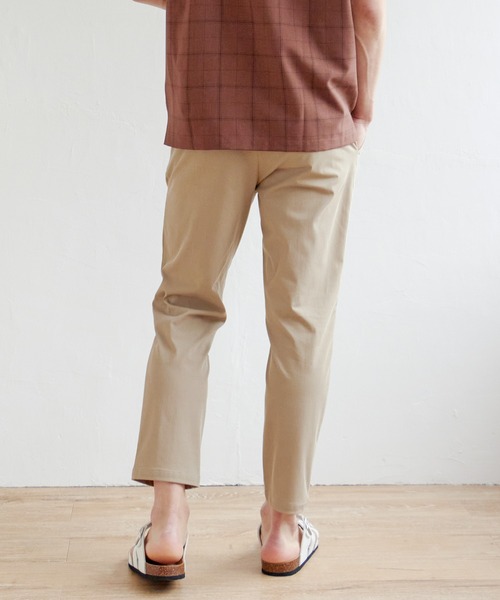 ikka（イッカ）の「【接触冷感】GOKU楽パンツ EASYSTRETCH 冷感アンクル（その他パンツ・メンズ・ベージュ/オリーブ/グリーン系その他/ネイビー/ブラック/チャコール・S/M/L/XL）」の15枚目の写真