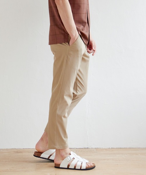 ikka（イッカ）の「【接触冷感】GOKU楽パンツ EASYSTRETCH 冷感アンクル（その他パンツ・メンズ・ベージュ/オリーブ/グリーン系その他/ネイビー/ブラック/チャコール・S/M/L/XL）」の22枚目の写真