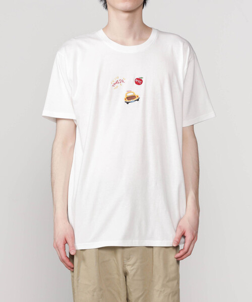 Bshop（ビショップ）の「Tribu-To | クルーネック半袖Tシャツ NY MEN  