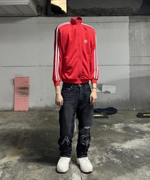 TILLDAWN(ティルダウン)の「【TILLDAWN/ティルドーン】AO DENIM JEAN / ロゴデニム ジーンズ カモフラージュデニム ダメージデニム クラッシュデニム(デニムパンツ・メンズ・グリーン/ブラック・M/L)」の11枚目の写真