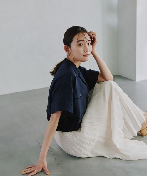 LB.03/メランジドライドロストショートシャツ(セットアップ可)