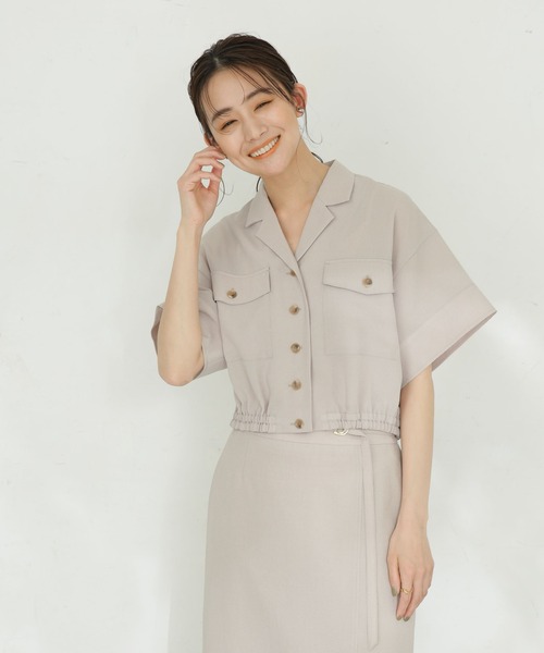 LB.03/メランジドライドロストショートシャツ(セットアップ可)