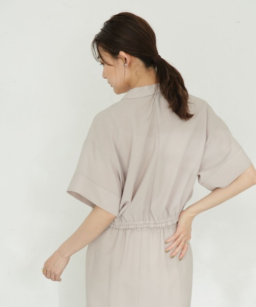 LB.03/メランジドライドロストショートシャツ(セットアップ可)